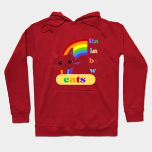 Rainbow cats Hoodie